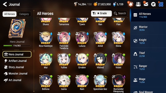 [GLOBAL] Epic 7 Seven 2ML 3LIM Bystander Hwayoung Fairytale Tenebria Jack Amid Specimen Sez + ML pulls + 20 Speed + Name Starter Account-Mobile Games Starter