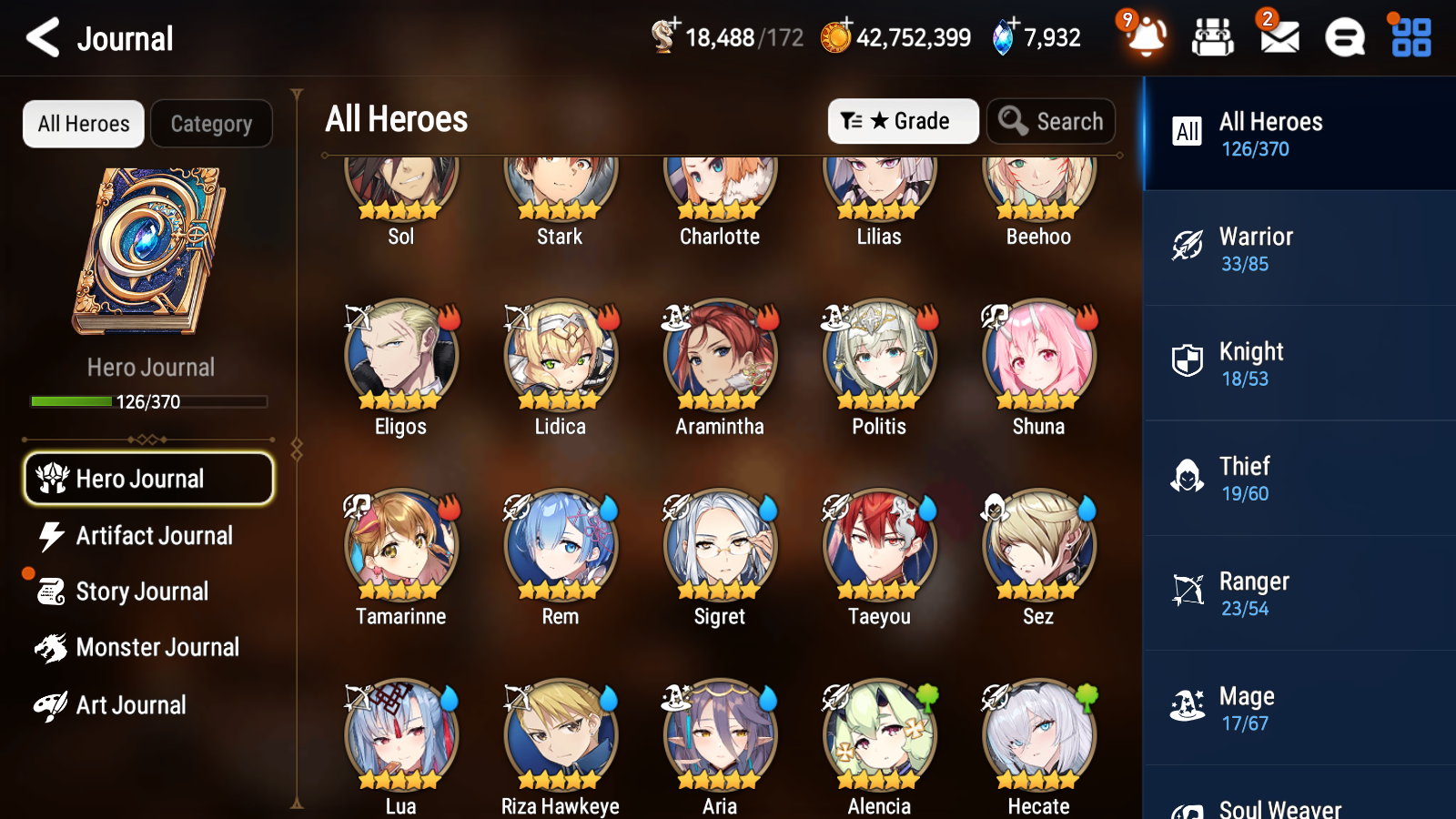 [GLOBAL] Epic 7 Seven 2ML 3LIM Hecate Rimuru Rem Remnant Violet Judge Kise + ML pulls + 20 Speed + Name Starter Account-Mobile Games Starter