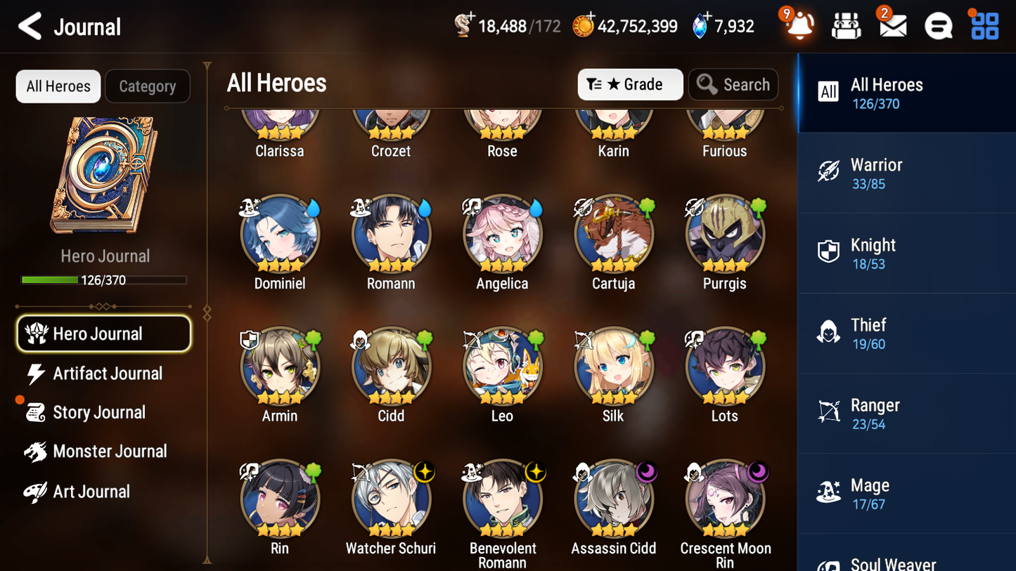 [GLOBAL] Epic 7 Seven 2ML 3LIM Hecate Rimuru Rem Remnant Violet Judge Kise + ML pulls + 20 Speed + Name Starter Account-Mobile Games Starter