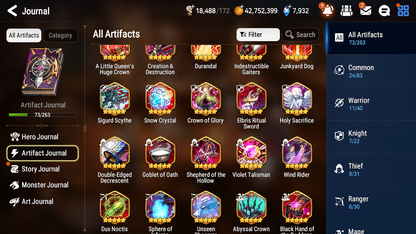 [GLOBAL] Epic 7 Seven 2ML 3LIM Hecate Rimuru Rem Remnant Violet Judge Kise + ML pulls + 20 Speed + Name Starter Account-Mobile Games Starter