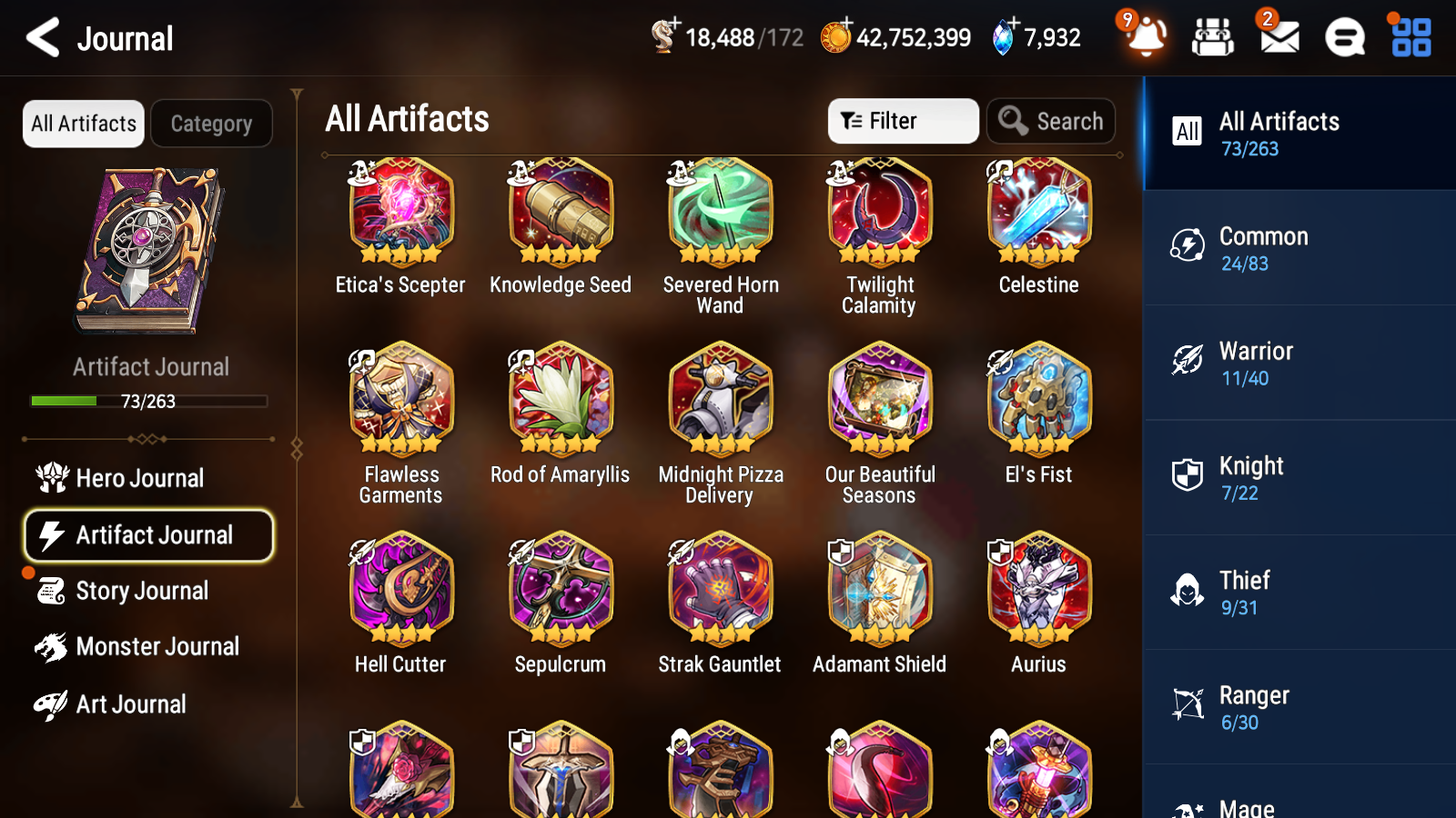 [GLOBAL] Epic 7 Seven 2ML 3LIM Hecate Rimuru Rem Remnant Violet Judge Kise + ML pulls + 20 Speed + Name Starter Account-Mobile Games Starter