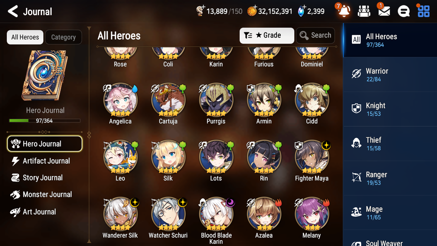 [GLOBAL] Epic 7 Seven 2ML 3LIM Judge Kise Luna Seaside Bellona Cerise + ML pulls + 20 Speed + Name Aged Starter Account-Mobile Games Starter