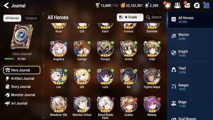 [GLOBAL] Epic 7 Seven 2ML 3LIM Judge Kise Luna Seaside Bellona Cerise + ML pulls + 20 Speed + Name Aged Starter Account-Mobile Games Starter