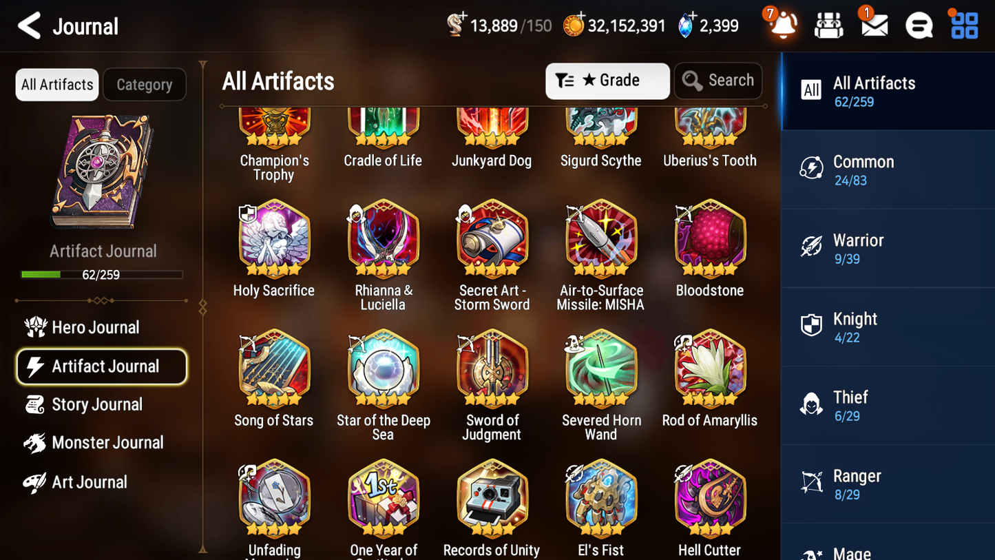 [GLOBAL] Epic 7 Seven 2ML 3LIM Judge Kise Luna Seaside Bellona Cerise + ML pulls + 20 Speed + Name Aged Starter Account-Mobile Games Starter