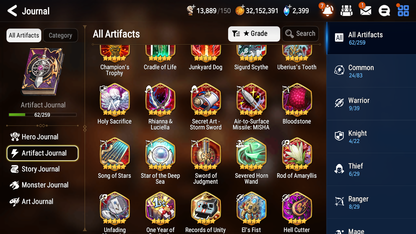 [GLOBAL] Epic 7 Seven 2ML 3LIM Judge Kise Luna Seaside Bellona Cerise + ML pulls + 20 Speed + Name Aged Starter Account-Mobile Games Starter