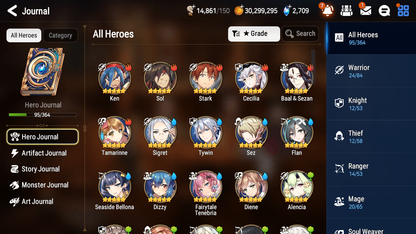 [GLOBAL] Epic 7 Seven 2ML 5LIM Briar Witch Iseria Architect Laika Seaside Bellona Diene Fairytale Tenebria Dizzy Baiken + ML pulls + 20 Speed + Name Aged Starter Account-Mobile Games Starter