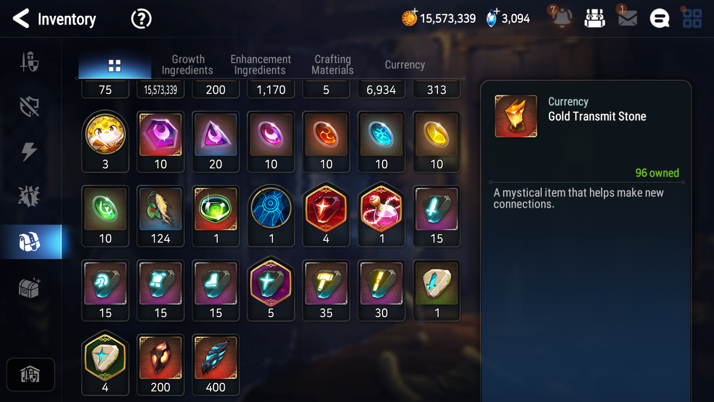 [GLOBAL] Epic 7 Seven 2ML Fairytale Tenebria Ruele of light Specimen Sez + ML pulls + 20 Speed + Name Starter Account-Mobile Games Starter