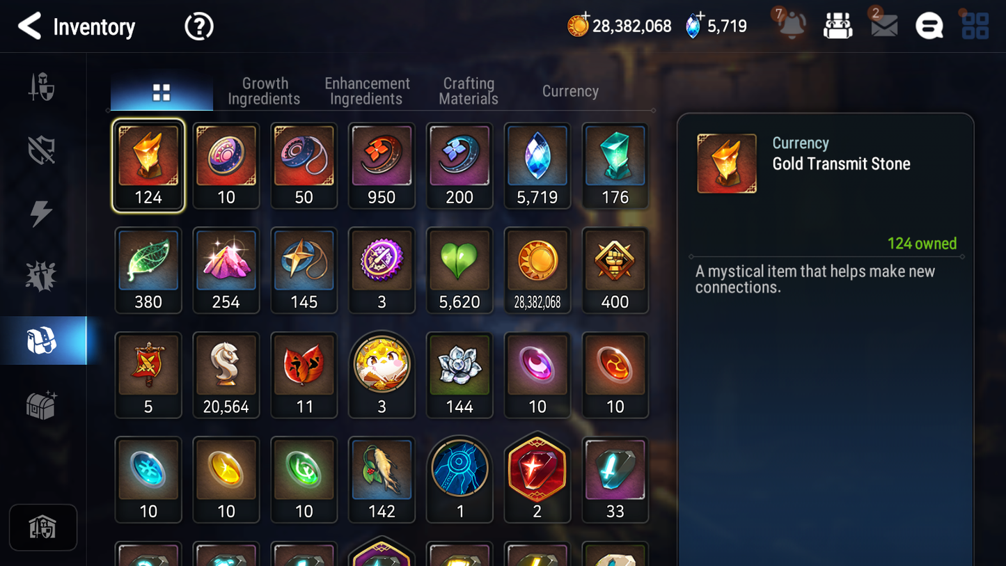 [GLOBAL] Epic 7 Seven 2ML Lone Crescent Bellona Straze + ML pulls + 20 Speed + Name Starter Account-Mobile Games Starter