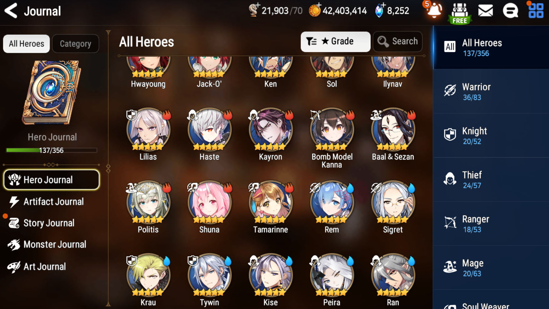 [GLOBAL] Epic 7 Seven 2ML Witch of the Mere Tenebria Solitaria of Snow Rem Jack + ML pulls+ Name Starter Account-Mobile Games Starter
