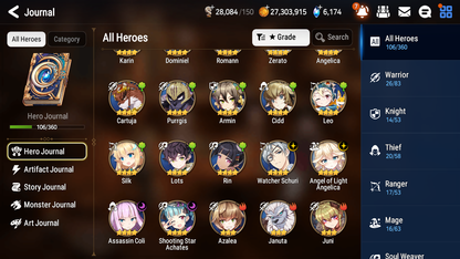 [GLOBAL] Epic 7 Seven 3ML 1Lim Edward Lionheart Cermia Straze Fallen Cecilia + ML pulls Starter Account-Mobile Games Starter