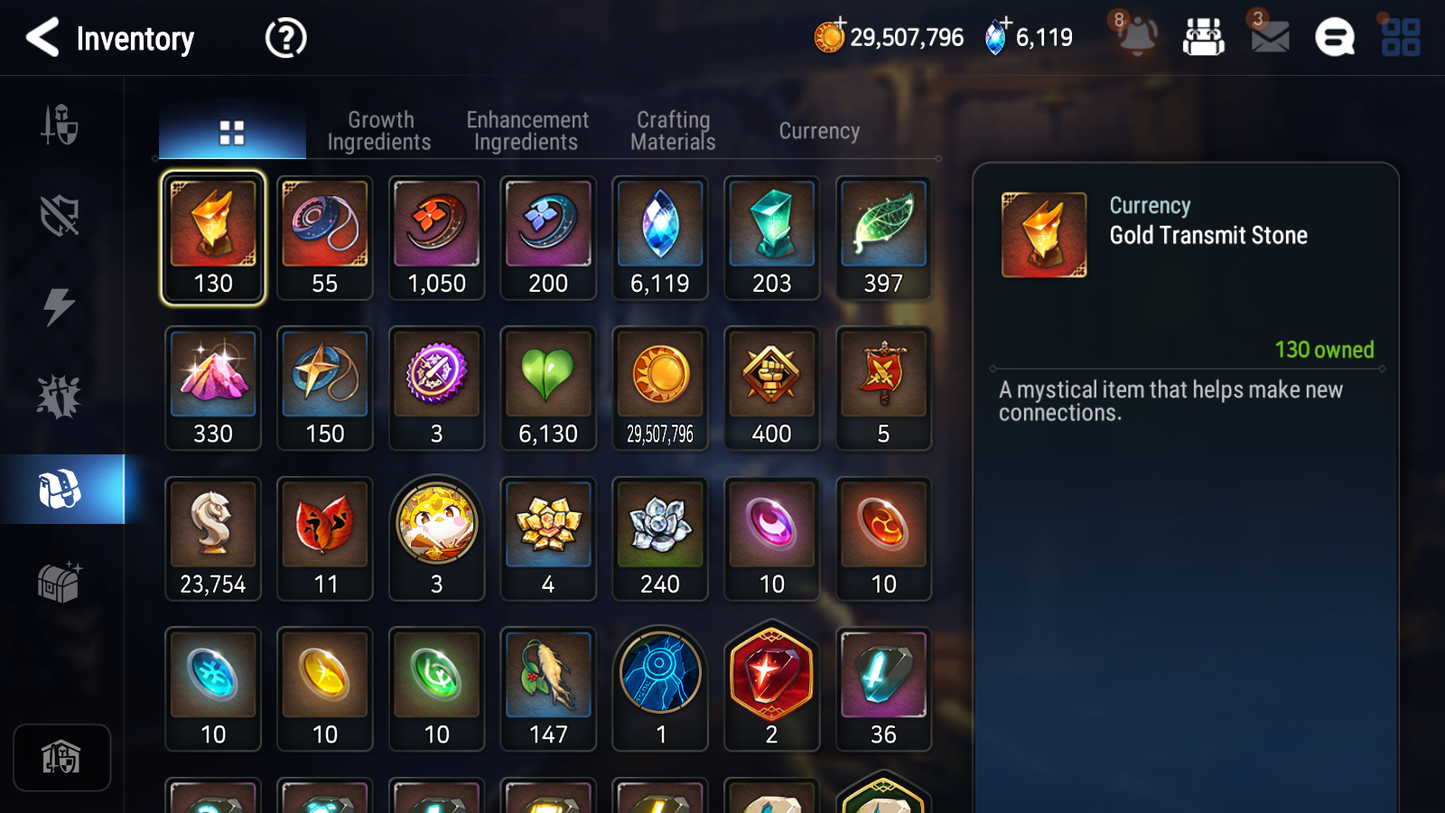 [GLOBAL] Epic 7 Seven 3ML 1LIM Lone Crescent Conqueror Lilias Closer Charles Rimuru + ML pulls + 20 Speed + Name Starter Account-Mobile Games Starter