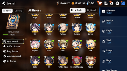 [GLOBAL] Epic 7 Seven 3ML 1LIM Rem Faithless Lidica Blood Moon Haste + ML pulls + 20 Speed + Name Starter Account-Mobile Games Starter