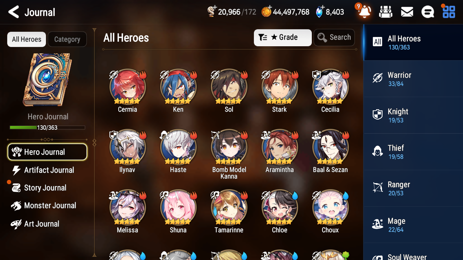 [GLOBAL] Epic 7 Seven 3ML 1LIM Specter Tenebria Maid Chloe Briar Witch Iseria Ocean Breeze Luluca + ML pulls + 20 Speed + Name Starter Account-Mobile Games Starter