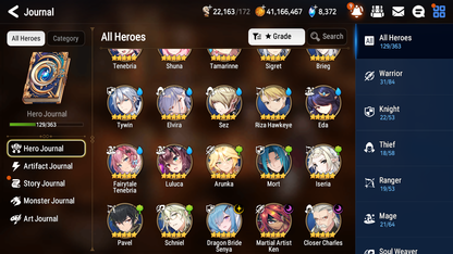 [GLOBAL] Epic 7 Seven 3ML 2LIM Dragon Bride Senya Closer Charles Fairytale Tenebria Jack Martial Artist Ken + ML pulls + 20 Speed + Name Starter Account-Mobile Games Starter