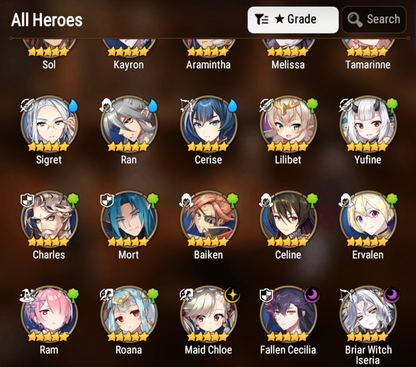 [GLOBAL] Epic 7 Seven 3ML 2LIM Fallen Cecilia Maid Chloe Briar Witch Iseria Baiken Cerise + ML pulls + Name Aged Starter Account-Mobile Games Starter