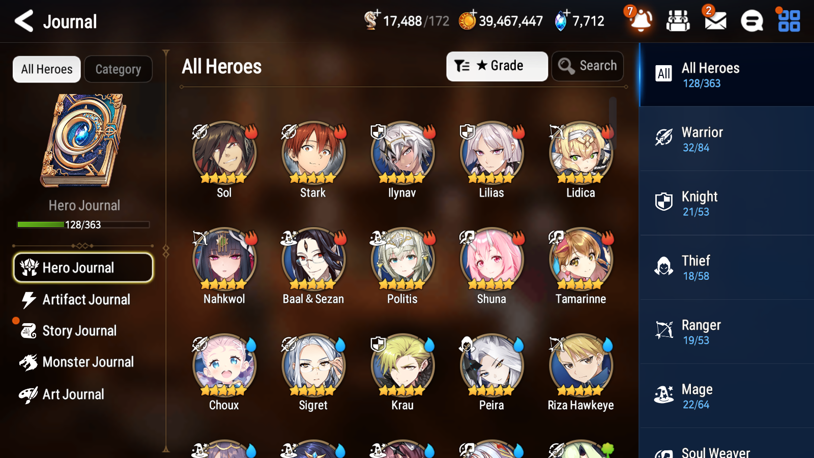 [GLOBAL] Epic 7 Seven 3ML 2LIM Frieren+Artifact + Laia Fallen Cecilia Martial Artist Ken + 39ML Pulls 2000Mystics+ 20 Speed +Name Starter Account-Mobile Games Starter