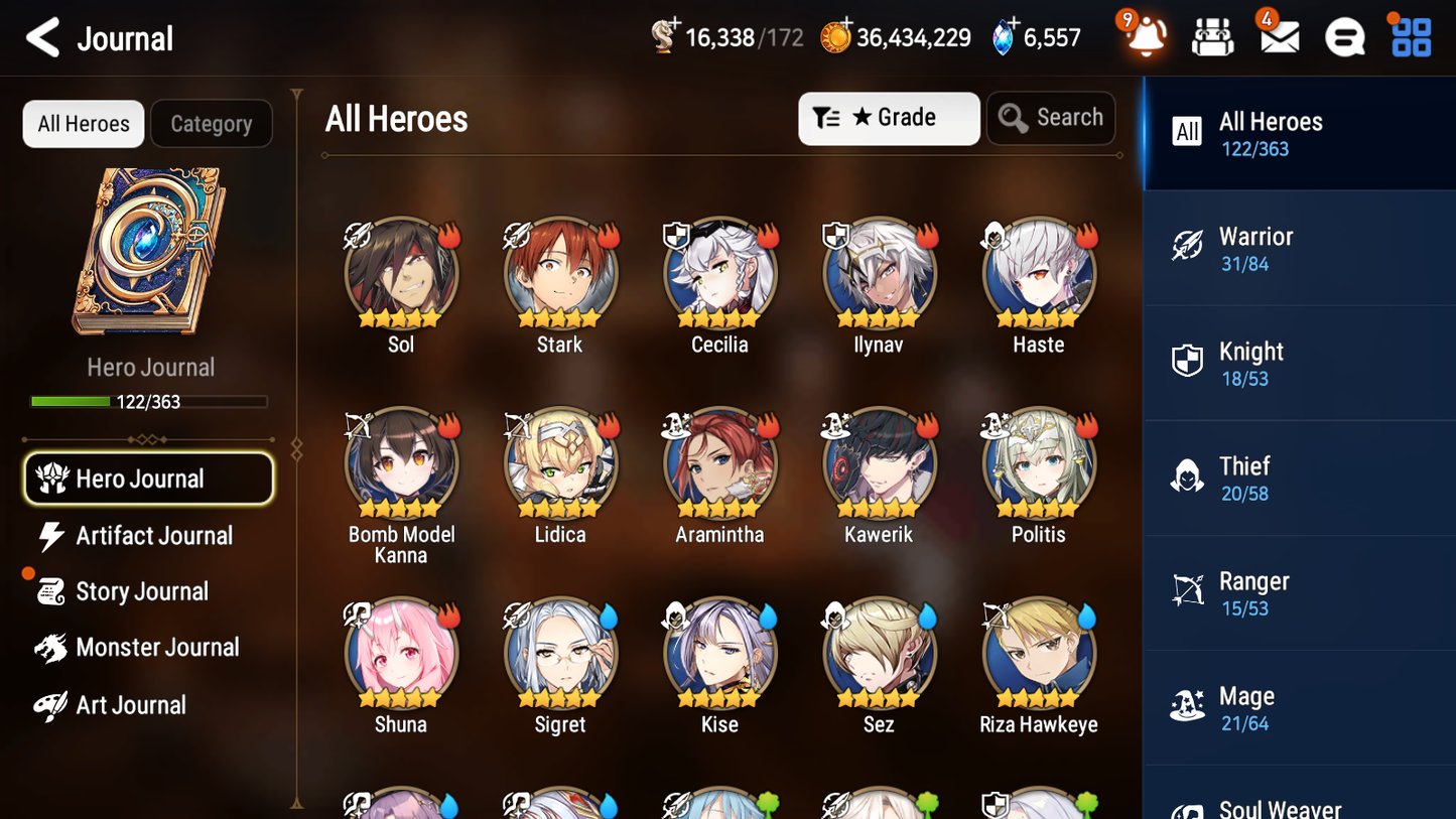 [GLOBAL] Epic 7 Seven 3ML 2LIM Harsetti Belian Briar Witch Iseria Rimuru Amid + ML pulls + 20 Speed + Name Starter Account-Mobile Games Starter