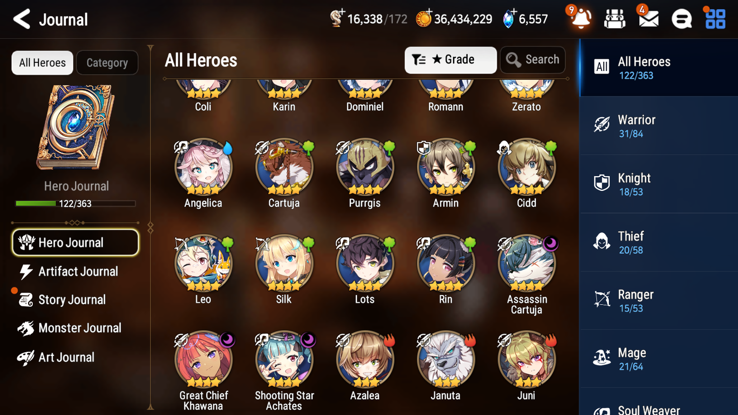 [GLOBAL] Epic 7 Seven 3ML 2LIM Harsetti Belian Briar Witch Iseria Rimuru Amid + ML pulls + 20 Speed + Name Starter Account-Mobile Games Starter