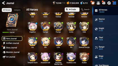 [GLOBAL] Epic 7 Seven 3ML 2LIM Maid Chloe Belian Mediator Kawerik Rimuru Jack + ML pulls mystics + 20 Speed + Name Starter Account-Mobile Games Starter