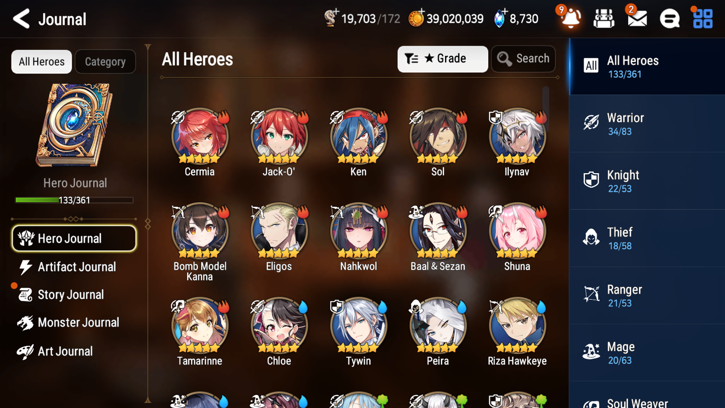 [GLOBAL] Epic 7 Seven 3ML 2LIM New Moon Luna Faithless Lidica Operator Sigret Rimuru + ML pulls + 20 Speed + Name Starter Account-Mobile Games Starter