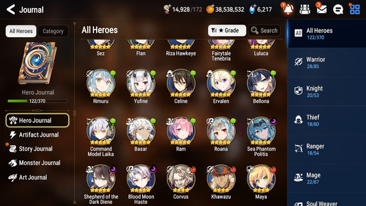 [GLOBAL] Epic 7 Seven 3ML 2LIM Shepherd of the Dark Diene Sea Phantom Politis Rimuru Fairytale Tenebria Blood Moon Haste + ML pulls + 20 Speed + Name Starter Account-Mobile Games Starter