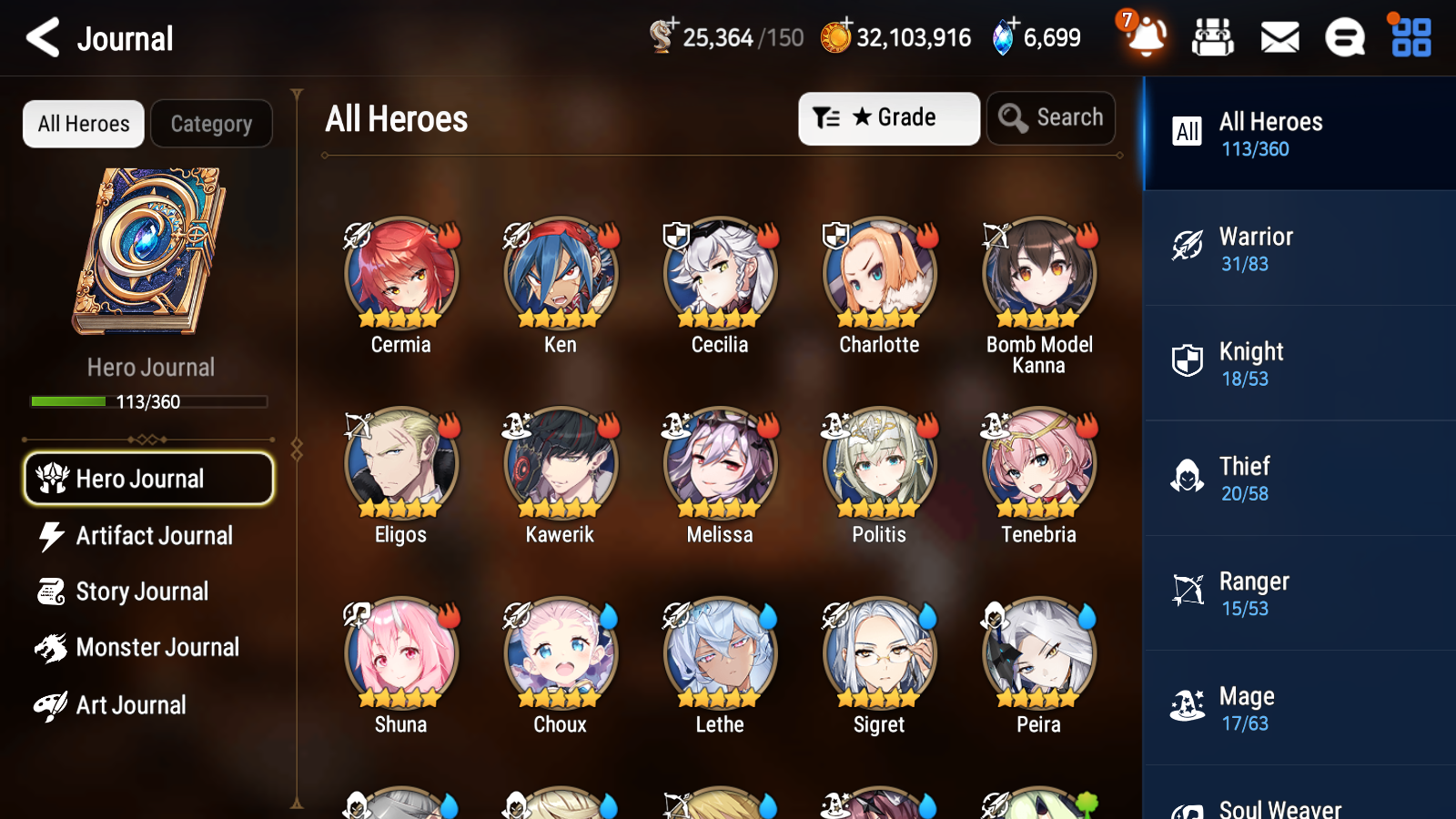 [GLOBAL] Epic 7 Seven 3ML 2LIM Twisted Eidolon Kayron Fallen Cecilia Top Model Luluca Rimuru Lethe+ML pulls + 20 Speed +Name Starter Account-Mobile Games Starter