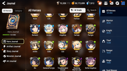 [GLOBAL] Epic 7 Seven 3ML 3LIM Frieren+Artifact + Belian Conqueror Lilias Martial Artist Ken Festive Eda + 37ML pulls 2000Mystics+20 Speed + Name Starter Account-Mobile Games Starter