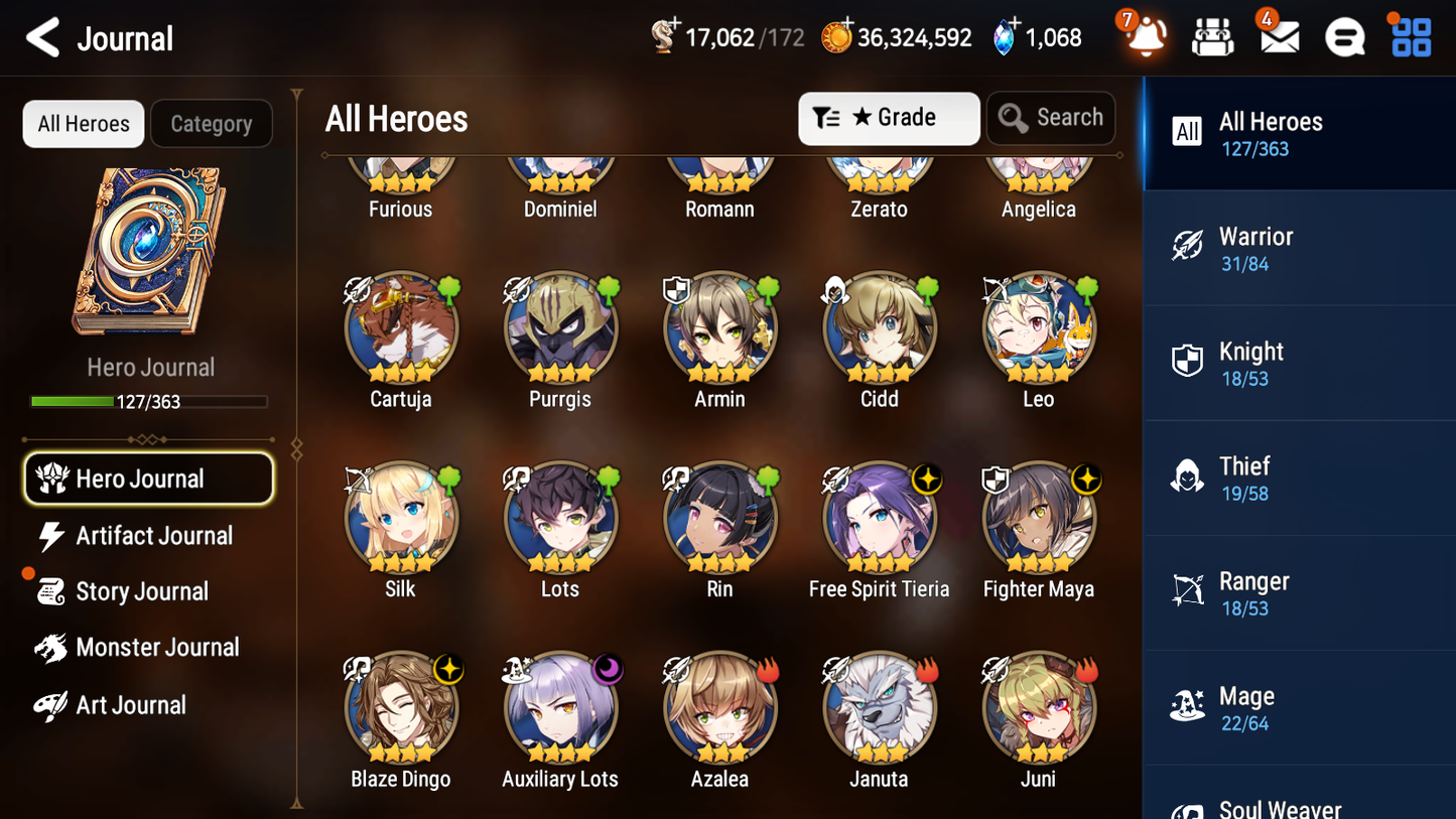 [GLOBAL] Epic 7 Seven 3ML 3LIM Laia Specter Tenebria Astromancer Elena DJ Basar Rem Festive Eda + ML pulls + 20 Speed + Name Starter Account-Mobile Games Starter