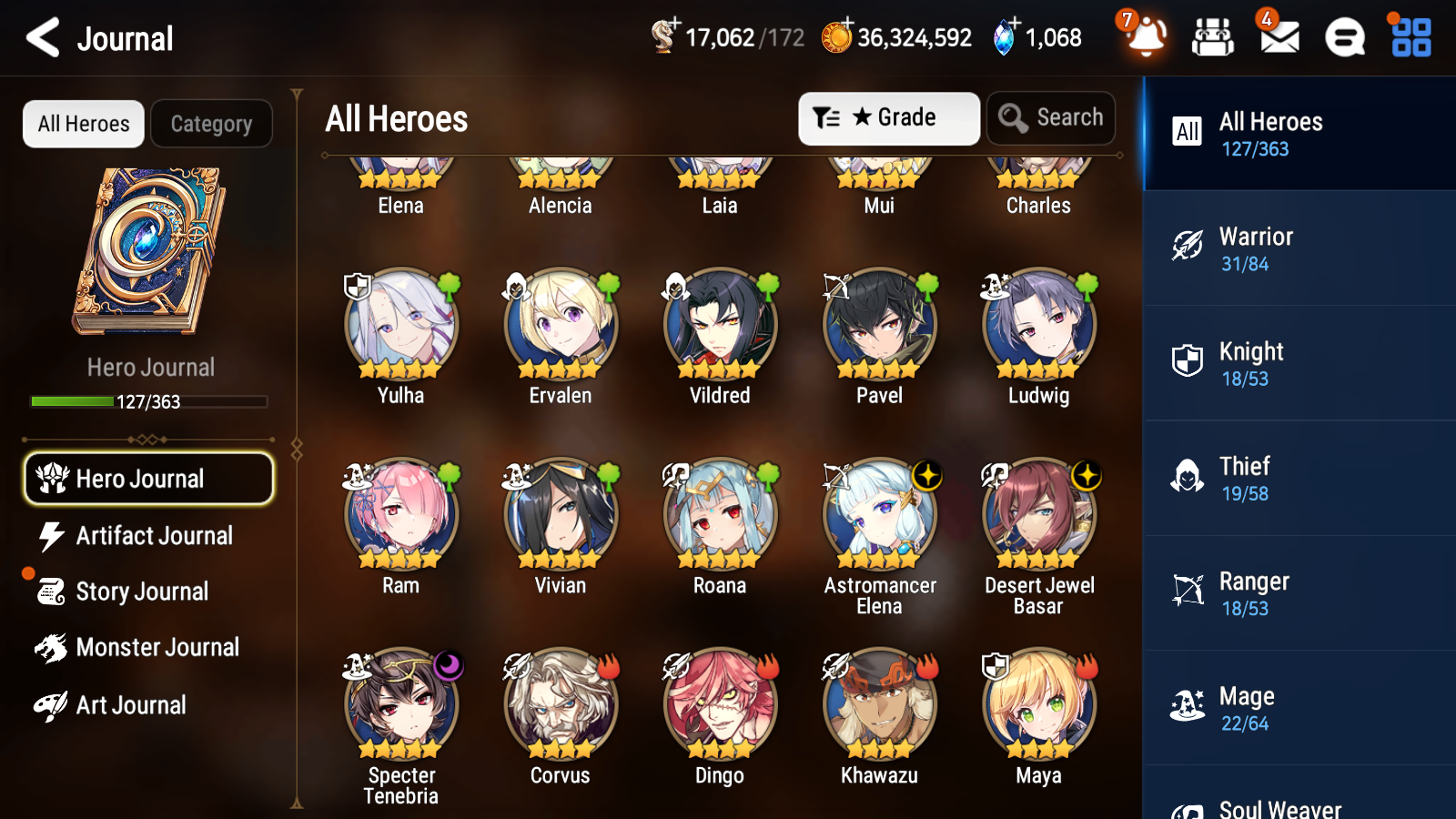 [GLOBAL] Epic 7 Seven 3ML 3LIM Laia Specter Tenebria Astromancer Elena DJ Basar Rem Festive Eda + ML pulls + 20 Speed + Name Starter Account-Mobile Games Starter