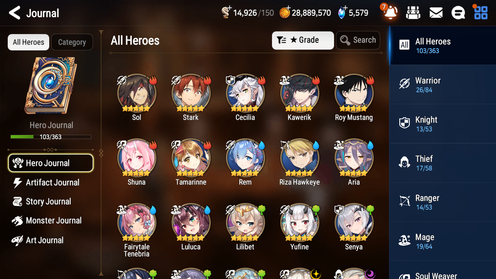 [GLOBAL] Epic 7 Seven 3ML 3LIM Rem Fairytale Specter Tenebria Maid Chloe Roy + ML pulls + 20 Speed + Name Starter Account-Mobile Games Starter