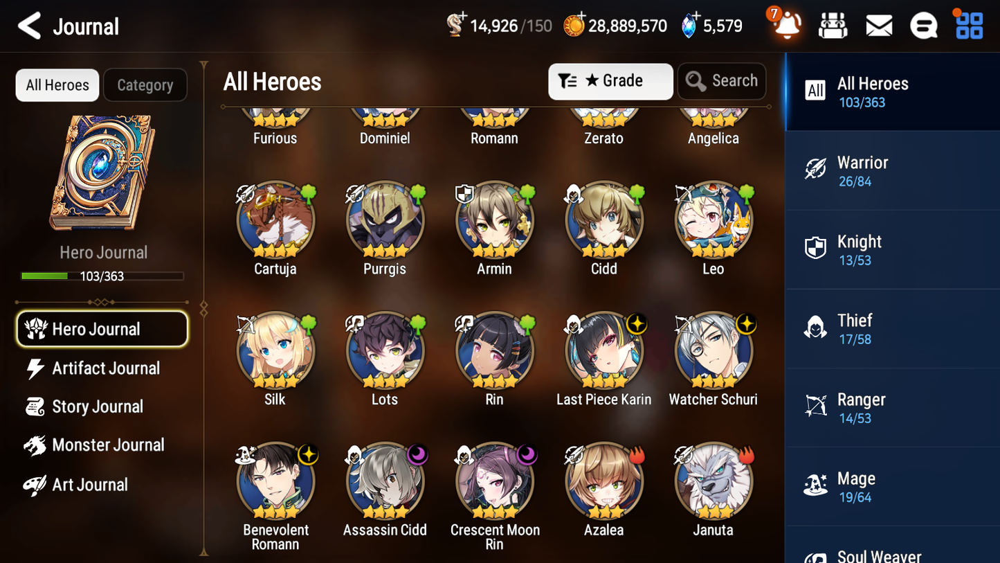 [GLOBAL] Epic 7 Seven 3ML 3LIM Rem Fairytale Specter Tenebria Maid Chloe Roy + ML pulls + 20 Speed + Name Starter Account-Mobile Games Starter