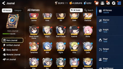 [GLOBAL] Epic 7 Seven 3ML 3LIM Shepherd of the Dark Diene Fairytale Tenebria Rem Fallen Cecilia Solitaria + ML pulls + 20 Speed + Name Starter Account-Mobile Games Starter