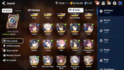 [GLOBAL] Epic 7 Seven 3ML 3LIM Spirit Eye Celine Briar Witch Iseria Basar Jack Festive Eda Ocean Breeze Luluca + ML pulls + 20 Speed Starter Account-Mobile Games Starter