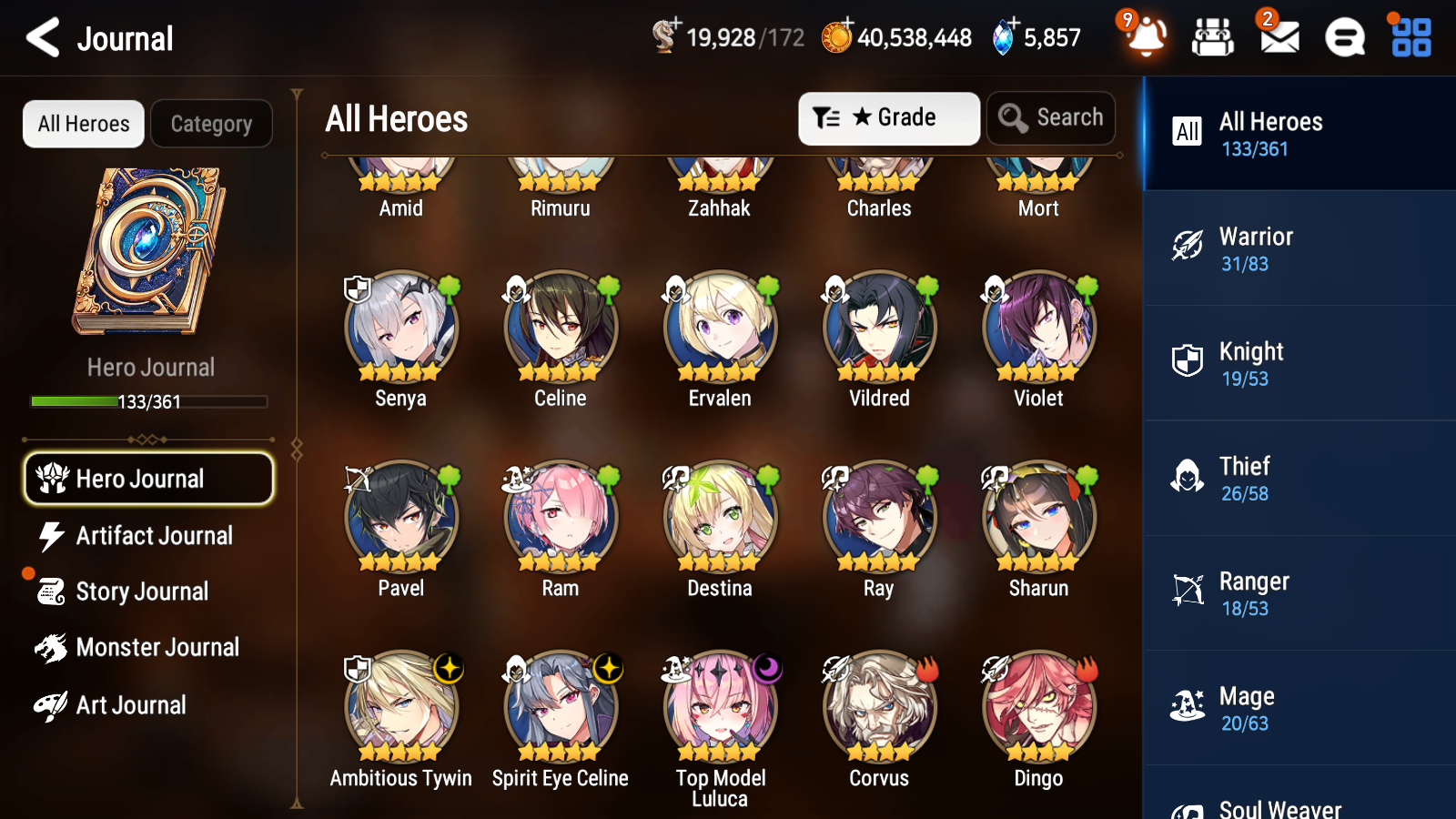 [GLOBAL] Epic 7 Seven 3ML 3LIM Top Model Luluca Ambitious Tywin Spirit Eye Celine Jack Rimuru Amid + ML pulls + 20 Speed + Name Starter Account-Mobile Games Starter