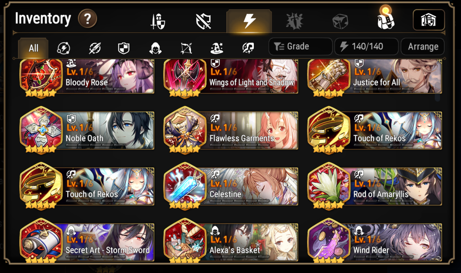 [Global] Epic 7 Seven 3ML Amid Conqueror Lilias Judge Kise Commander Pavel Angel of Light Angelica+Name Starter Account-Mobile Games Starter