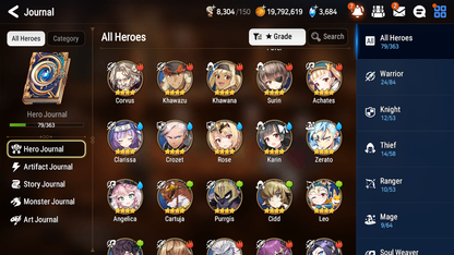 [GLOBAL] Epic 7 Seven 3ML Apocalypse Ravi Commander Pavel Specimen Sez + ML pulls + 20 Speed + Name Starter Account-Mobile Games Starter