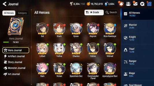 [GLOBAL] Epic 7 Seven 3ML Apocalypse Ravi Commander Pavel Specimen Sez + ML pulls + 20 Speed + Name Starter Account-Mobile Games Starter