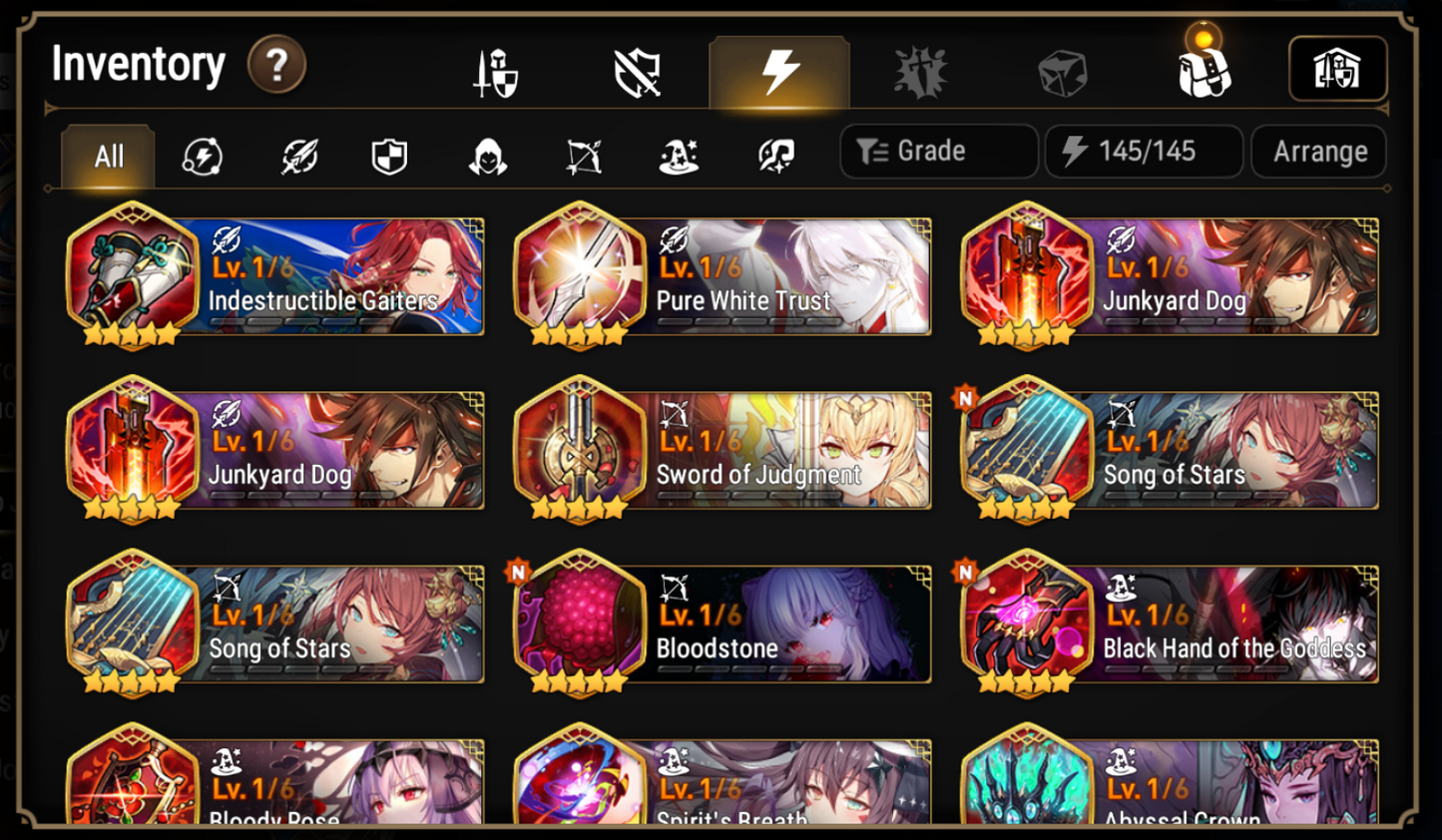 [Global] Epic 7 Seven 3ML Arbiter Vildred Maid Chloe Top Model Luluca +Name Starter Account-Mobile Games Starter