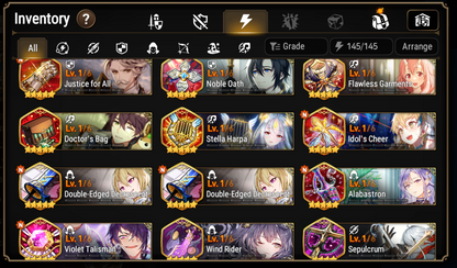 [Global] Epic 7 Seven 3ML Arbiter Vildred Maid Chloe Top Model Luluca +Name Starter Account-Mobile Games Starter