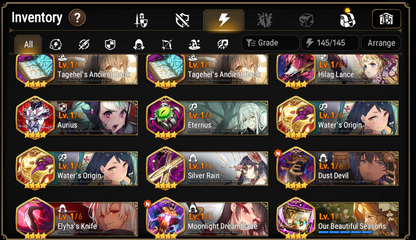 [Global] Epic 7 Seven 3ML Arbiter Vildred Maid Chloe Top Model Luluca +Name Starter Account-Mobile Games Starter