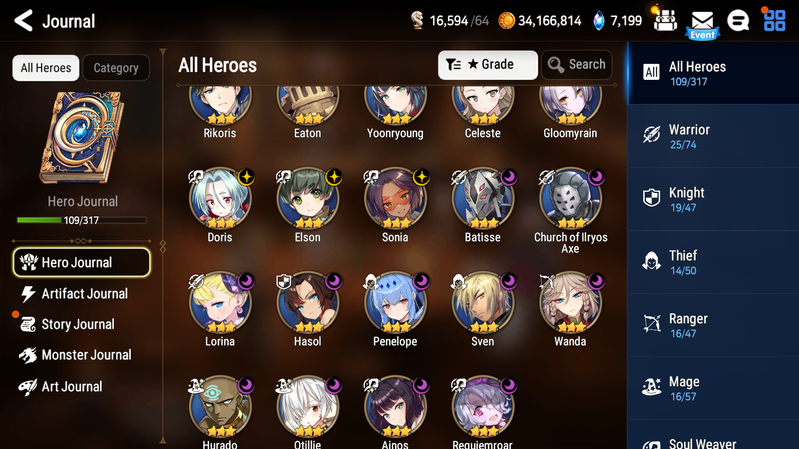 [Global] Epic 7 Seven 3ML Belian Ambitious Tywin Maid Chloe +Name Starter Account-Mobile Games Starter