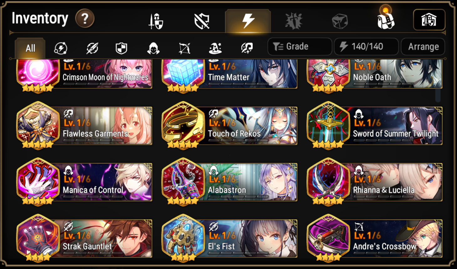 [Global] Epic 7 Seven 3ML Belian Faithless Lidica Ruele of light +Name Starter Account-Mobile Games Starter