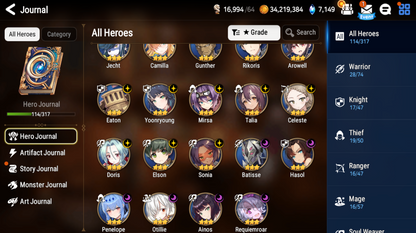 [Global] Epic 7 Seven 3ML Belian Top Model Luluca Solitaria of Snow +Name Starter Account-Mobile Games Starter