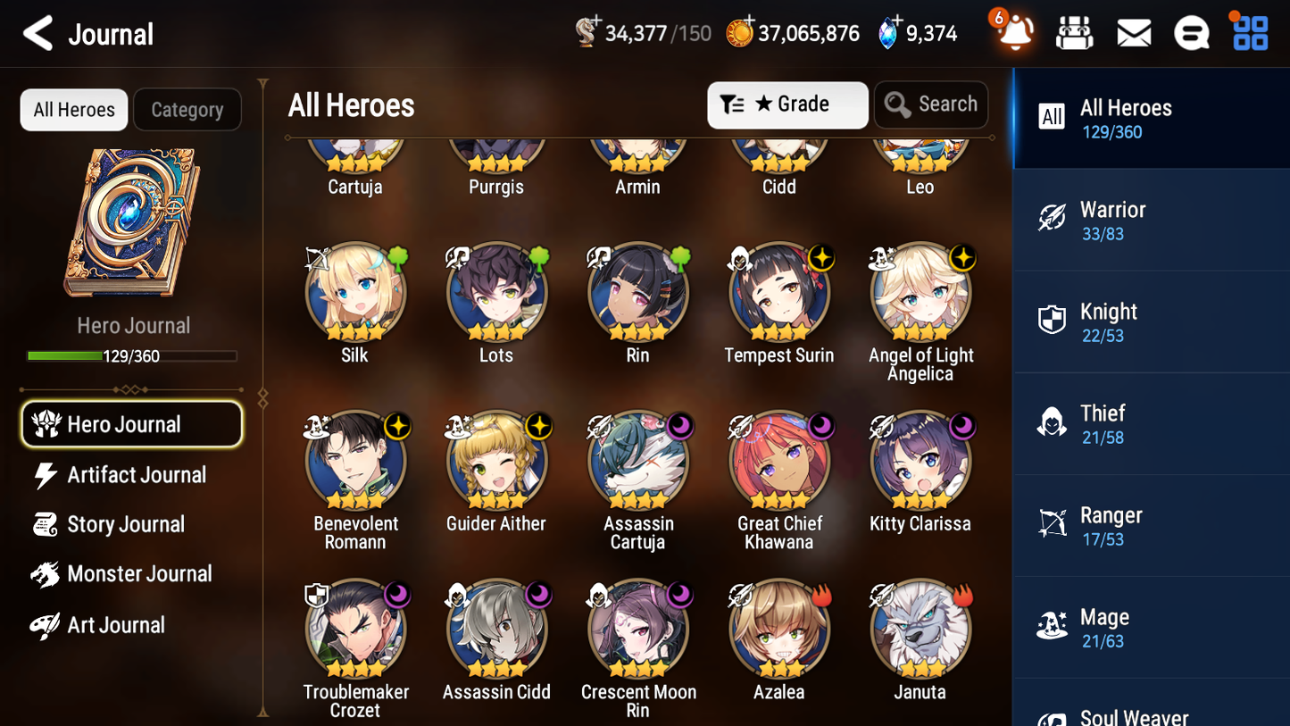 [GLOBAL] Epic 7 Seven 3ML Belian Zio Commander Pavel Benimaru + 55ML pulls +20 Speed +Name Starter Account-Mobile Games Starter