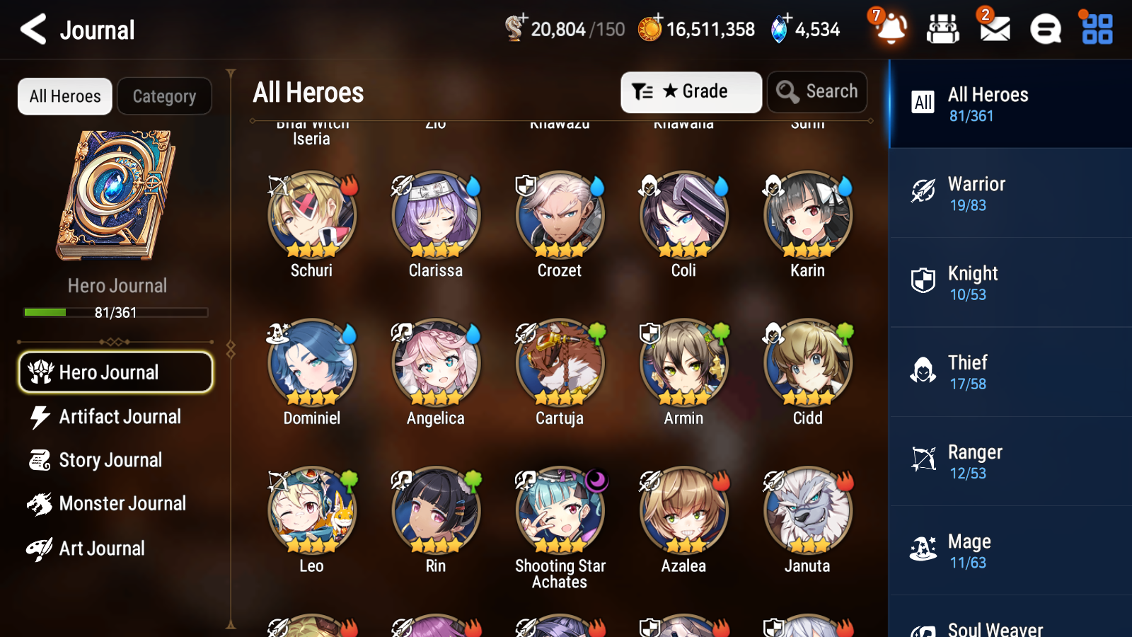 [GLOBAL] Epic 7 Seven 3ML Briar Witch Iseria Zio Sylvan Sage Vivian + ML pulls + 20 Speed + Name Starter Account-Mobile Games Starter