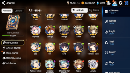 [Global] Epic 7 Seven 3ML Conqueror Lilias Maid Chloe Fairytale Tenebria +Name Starter Account-Mobile Games Starter