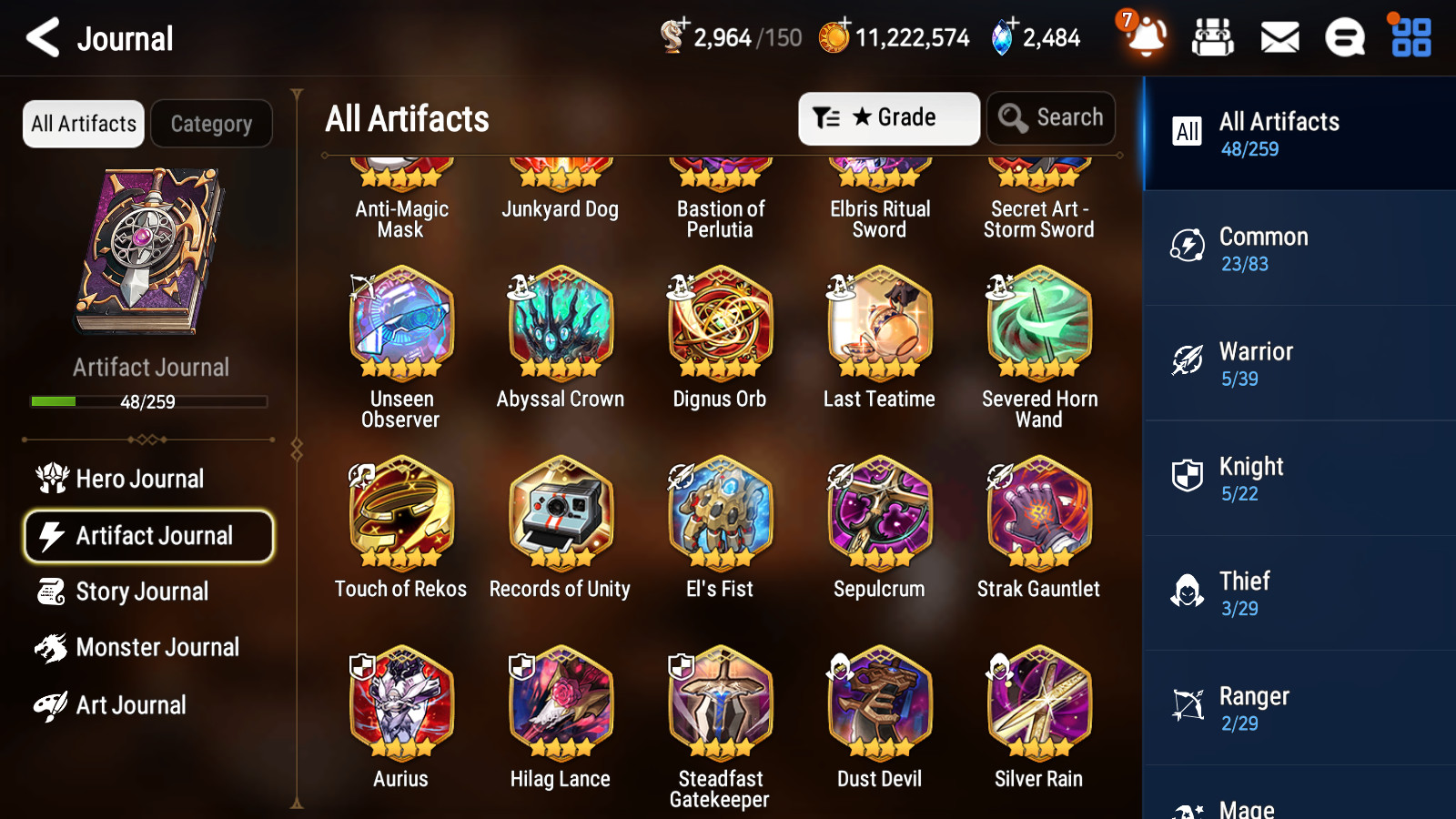 [GLOBAL] Epic 7 Seven 3ML Conqueror Lilias Maid Chloe Little Queen Charlotte + ML Pulls + 20 Speed + Name Starter Account-Mobile Games Starter