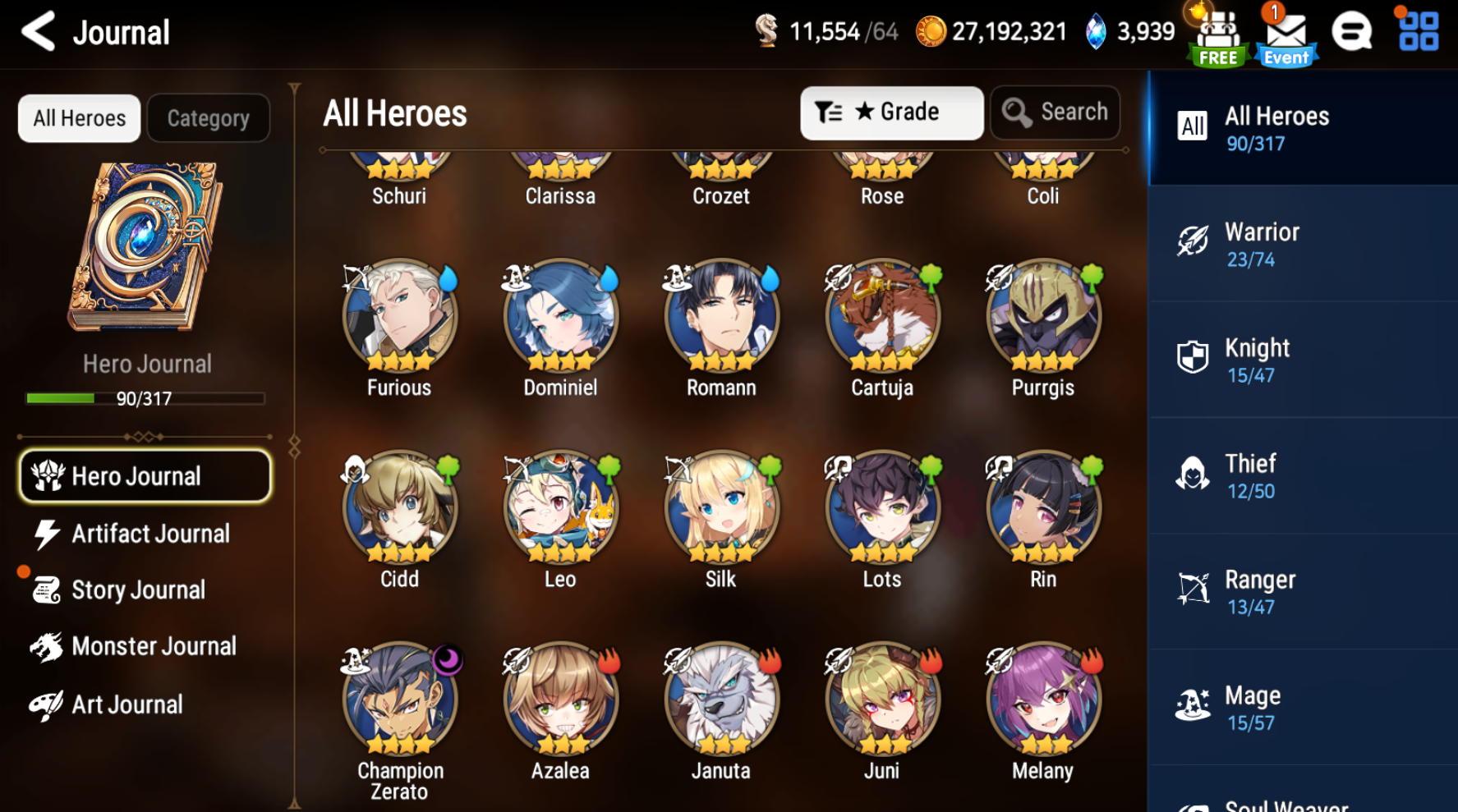 [Global] Epic 7 Seven 3ML Conqueror Lilias Rem Remnant Violet +Name Starter Account-Mobile Games Starter