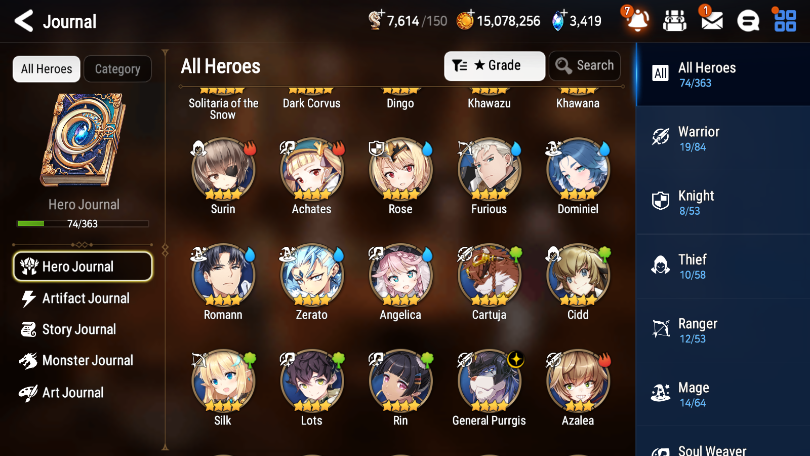 [GLOBAL] Epic 7 Seven 3ML Faithless Lidica Solitaria of Snow Dark Corvus + ML pulls + 20 Speed + Name Starter Account-Mobile Games Starter