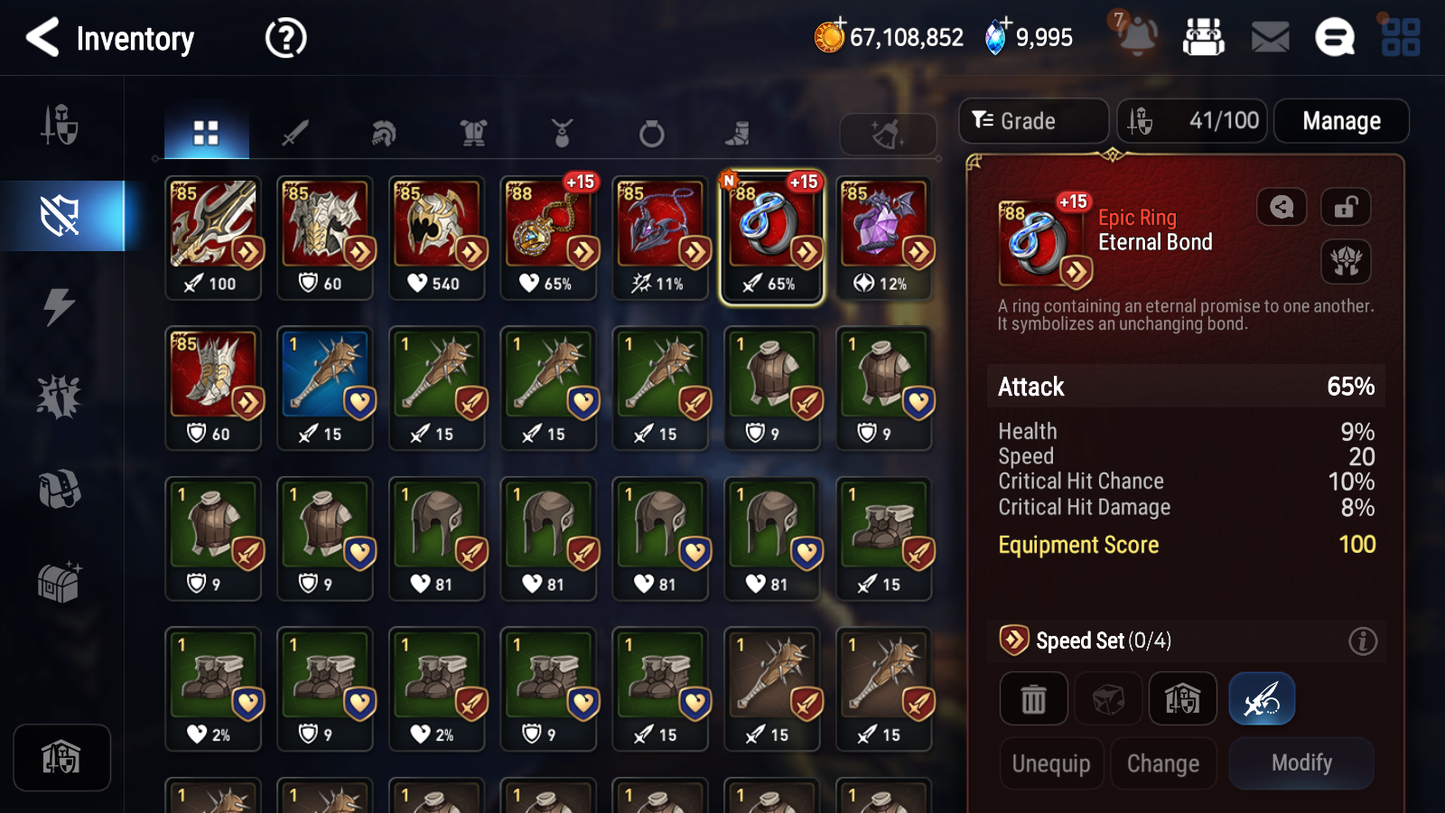 [GLOBAL] Epic 7 Seven 3ML Lady of the Scales Empyrean Ilynav + Rinak + artifact + Last Rider Krau + 79ML pulls 10k skystones +2x 20 speed+ Luna Skin+ Name Starter Account-Mobile Games Starter